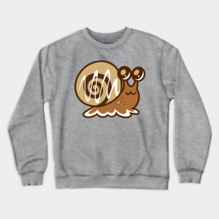 Cinnamon Roll Snail Crewneck Sweatshirt